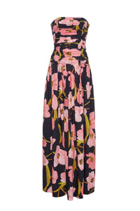 Montreal Gown in Marais Bloom Black