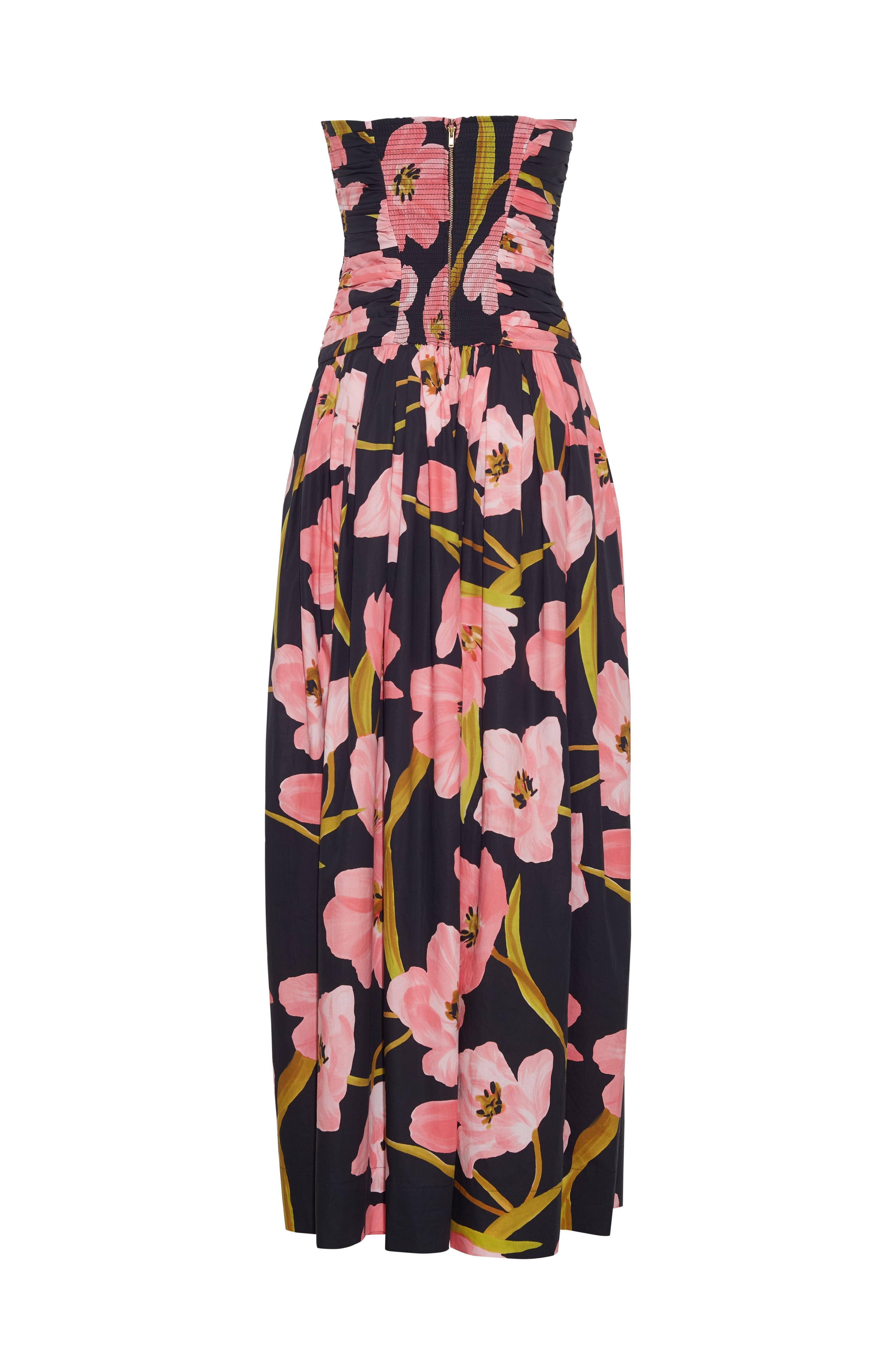 Montreal Gown in Marais Bloom Black