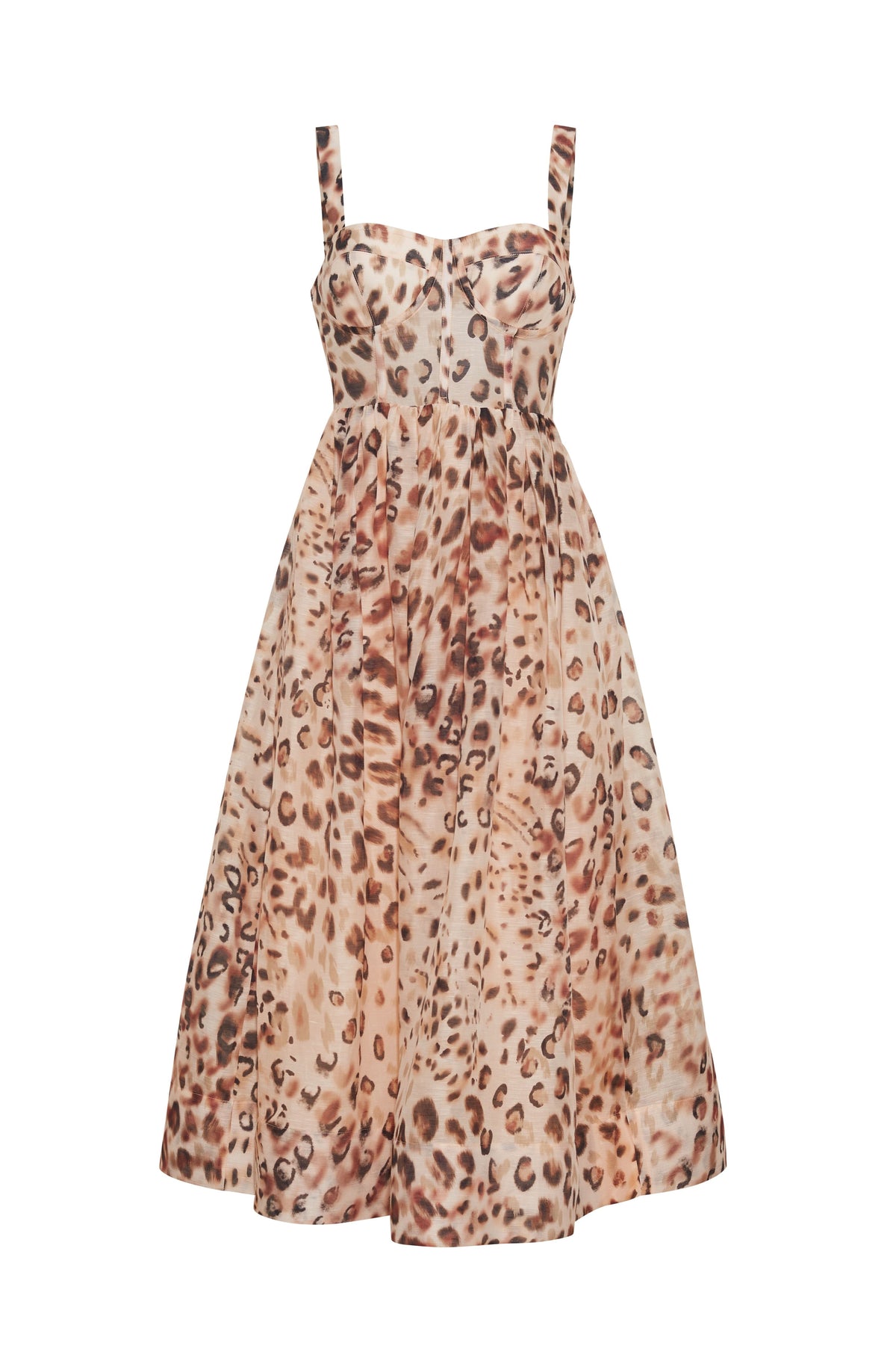 Pheobe Dress in Cheetah Blush