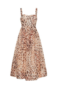 Pheobe Dress in Cheetah Blush
