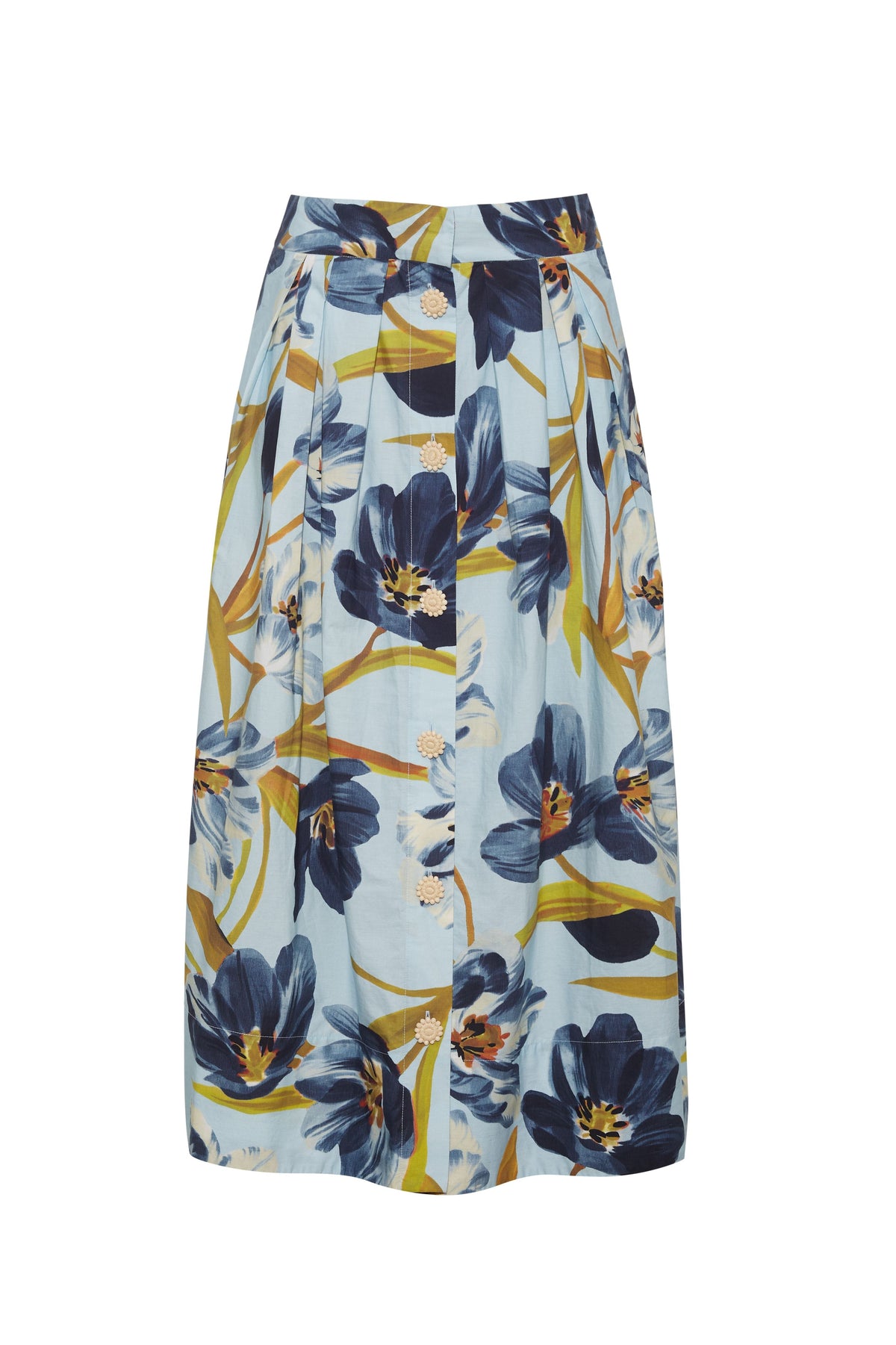 Marge Skirt in Marais Bloom Blue