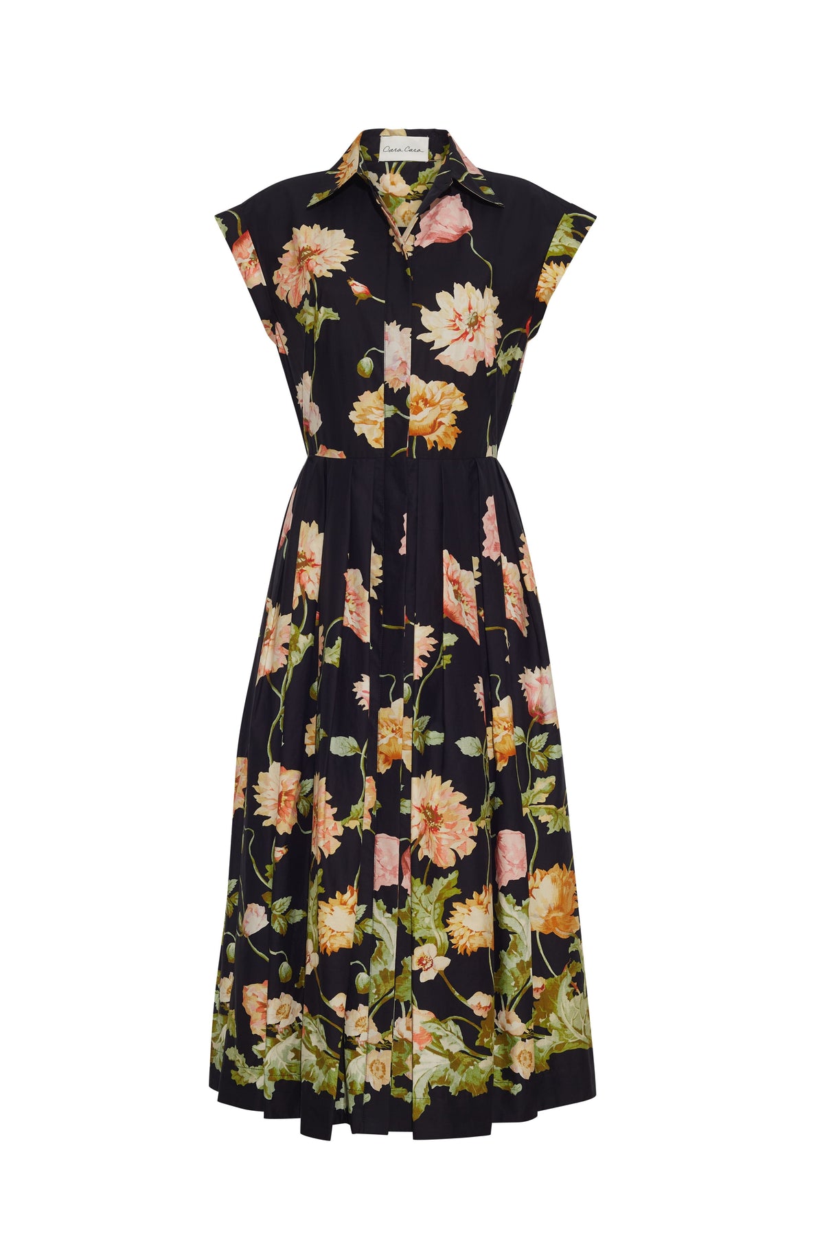 Octavia Dress in Lockwood Flora Black