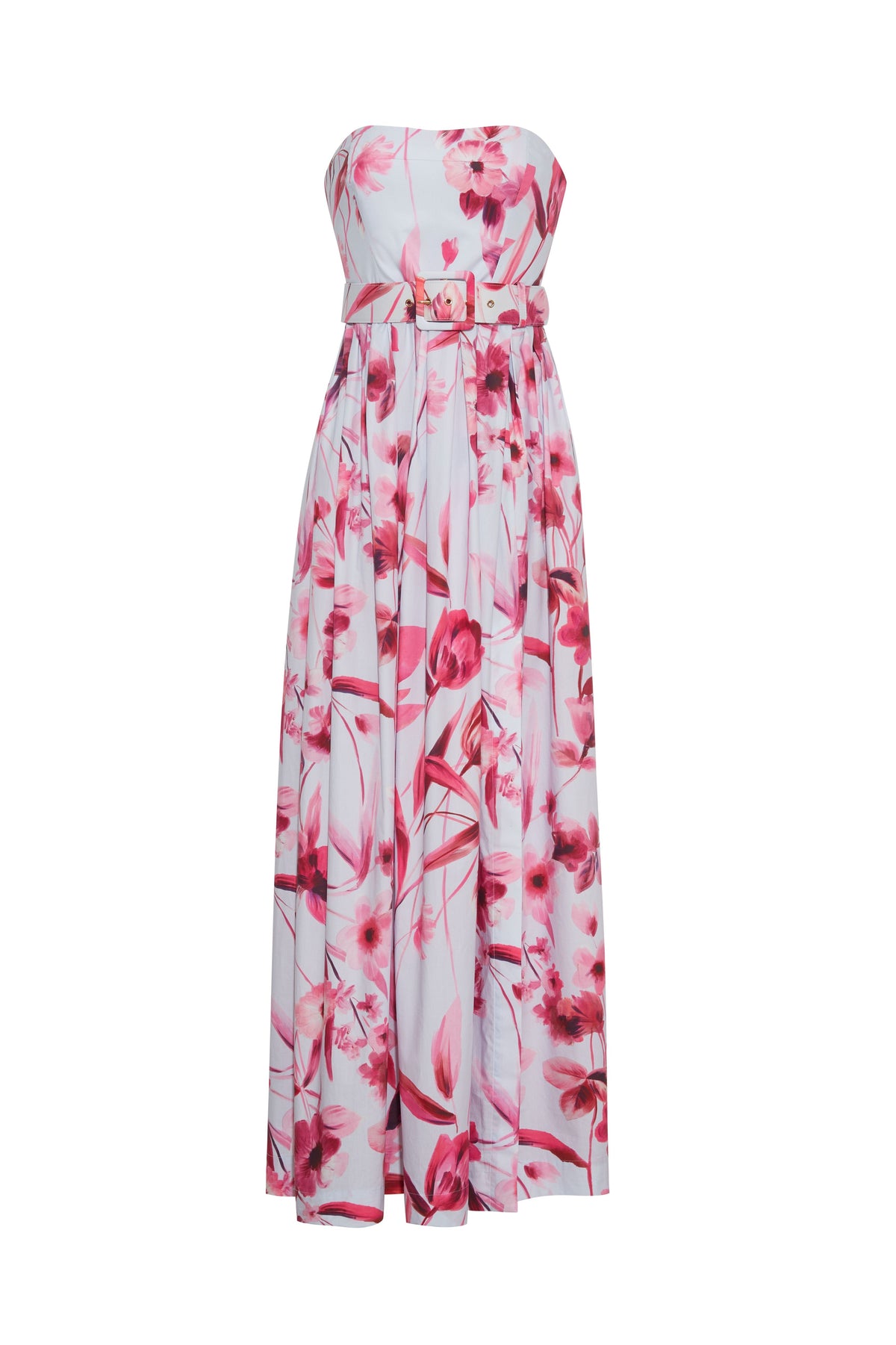 Greenfield Dress in Petal Sketch Light Blue