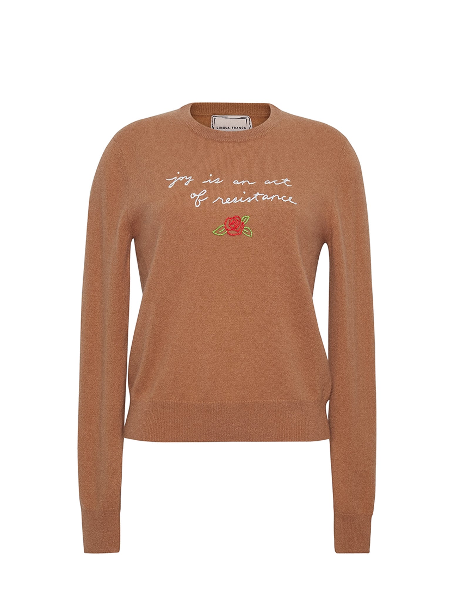 Joy is an Act of Resistance Crewneck RTW LINGUA FRANCA NYC