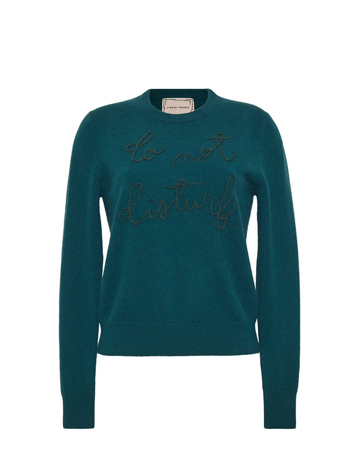 Do Not Disturb Crewneck RTW LINGUA FRANCA NYC