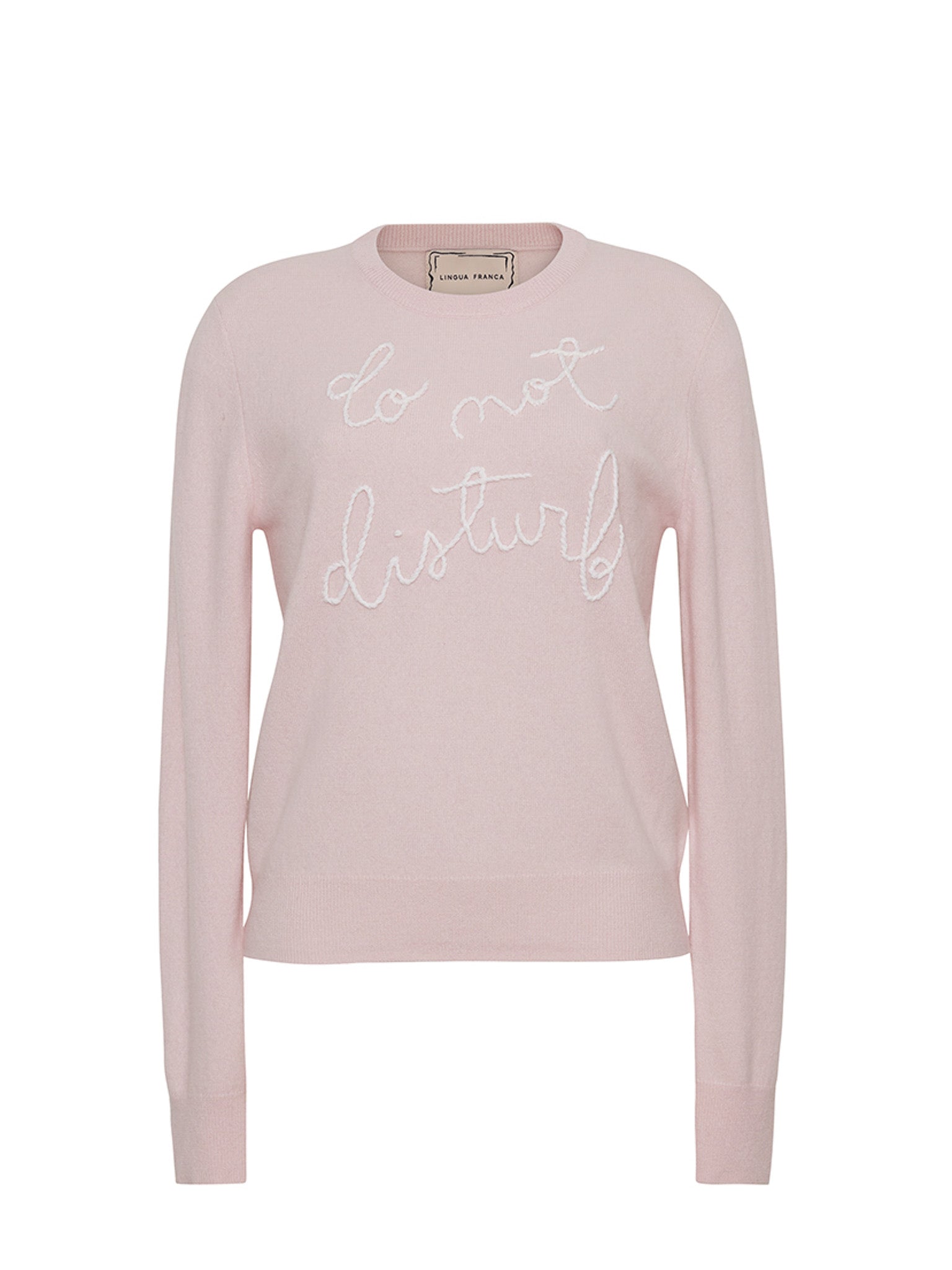 Do Not Disturb Crewneck RTW LINGUA FRANCA NYC