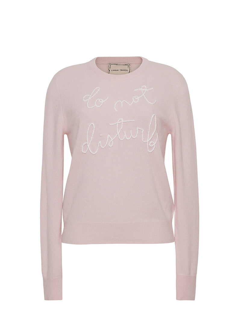 Do Not Disturb Crewneck RTW LINGUA FRANCA NYC