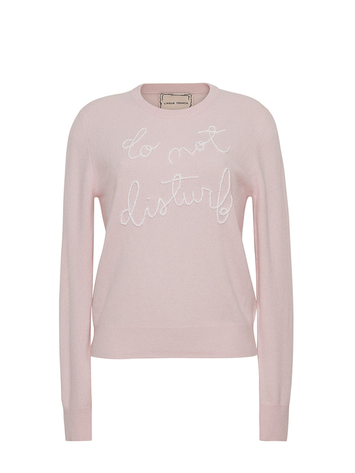 Do Not Disturb Crewneck RTW LINGUA FRANCA NYC
