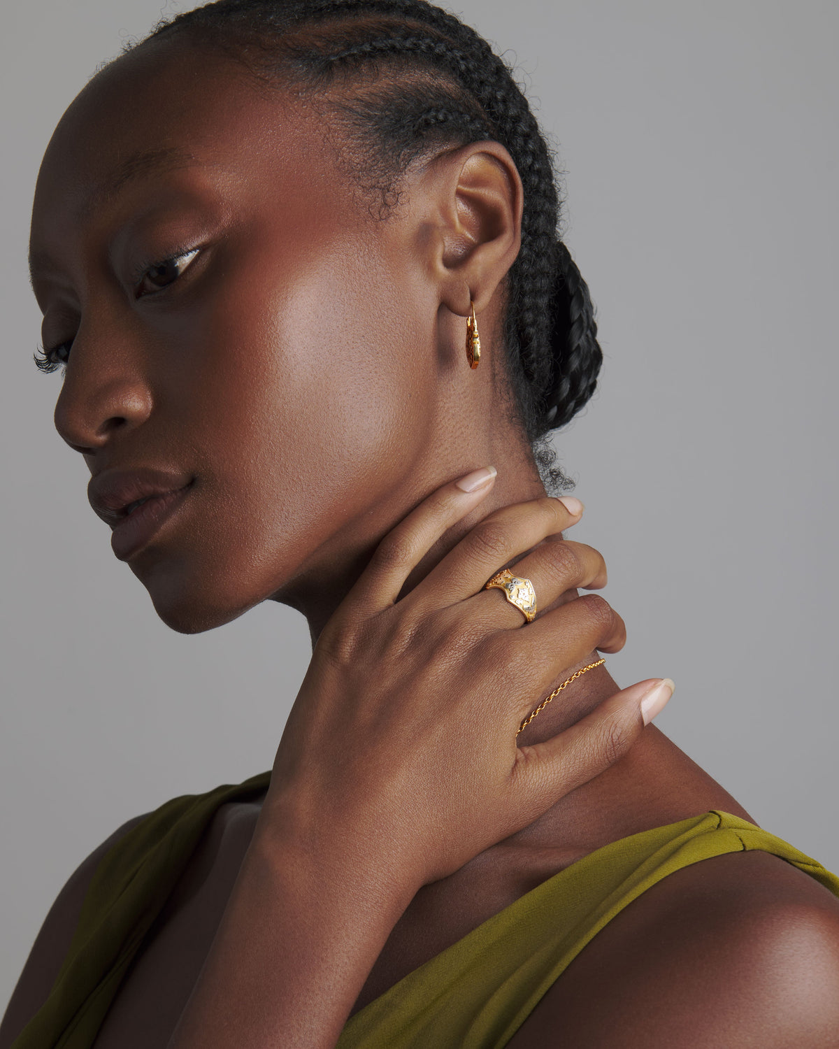 Ophelia Filigree Ring in Silver & Gold