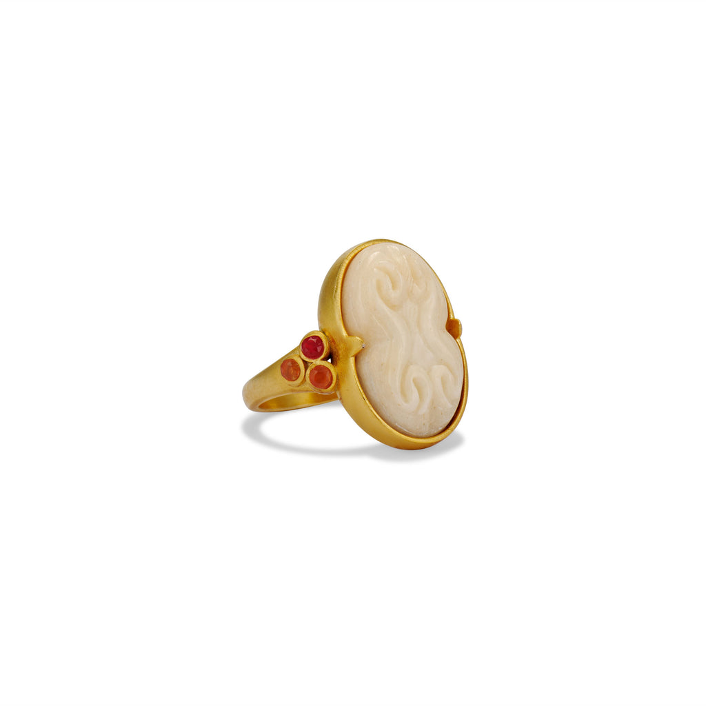 The Cinched Cameo Ring