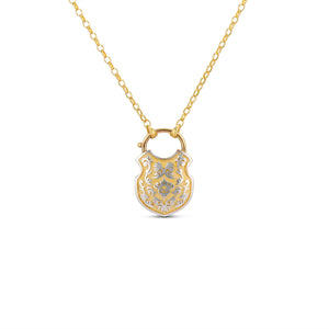 The Shackle of Ophelia Necklace in Silver & Gold
