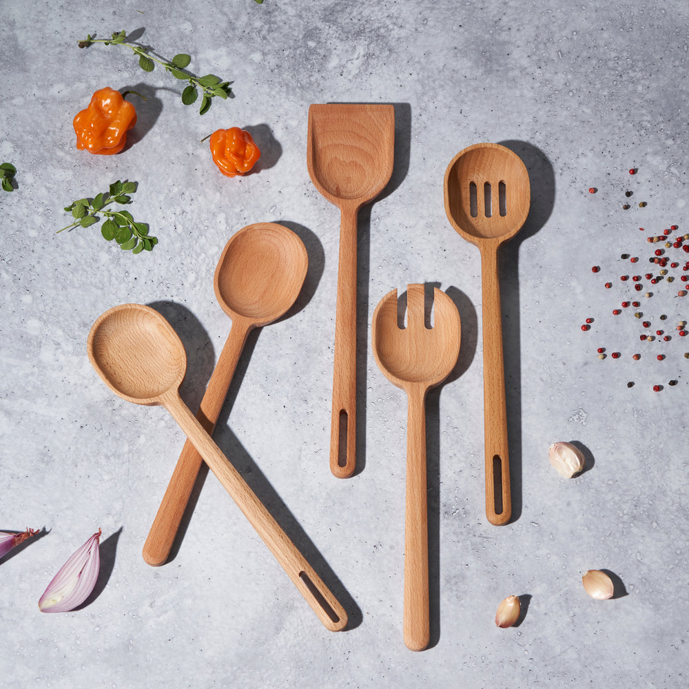 Signature Wood Serving Fork