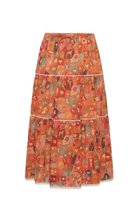 Ida Skirt in Quilt Print