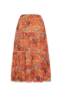 Ida Skirt in Quilt Print