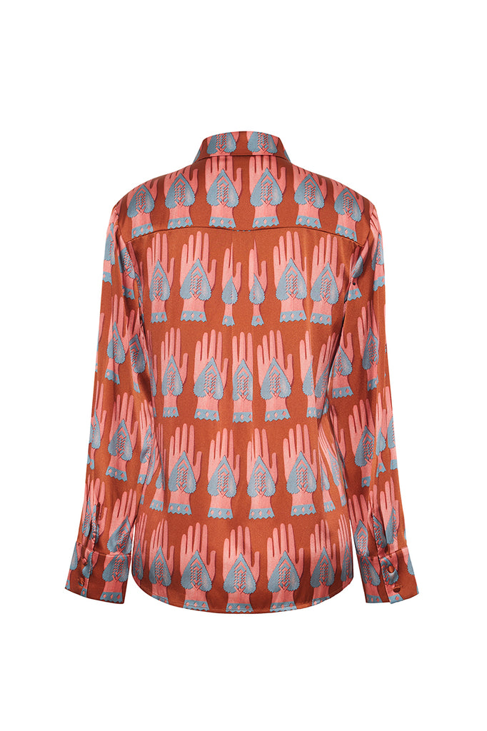 Love Token Button Down in Sienna Multi