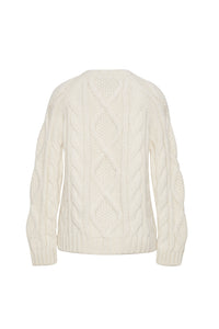 "Aspen" Bjorn Crewneck in Cream