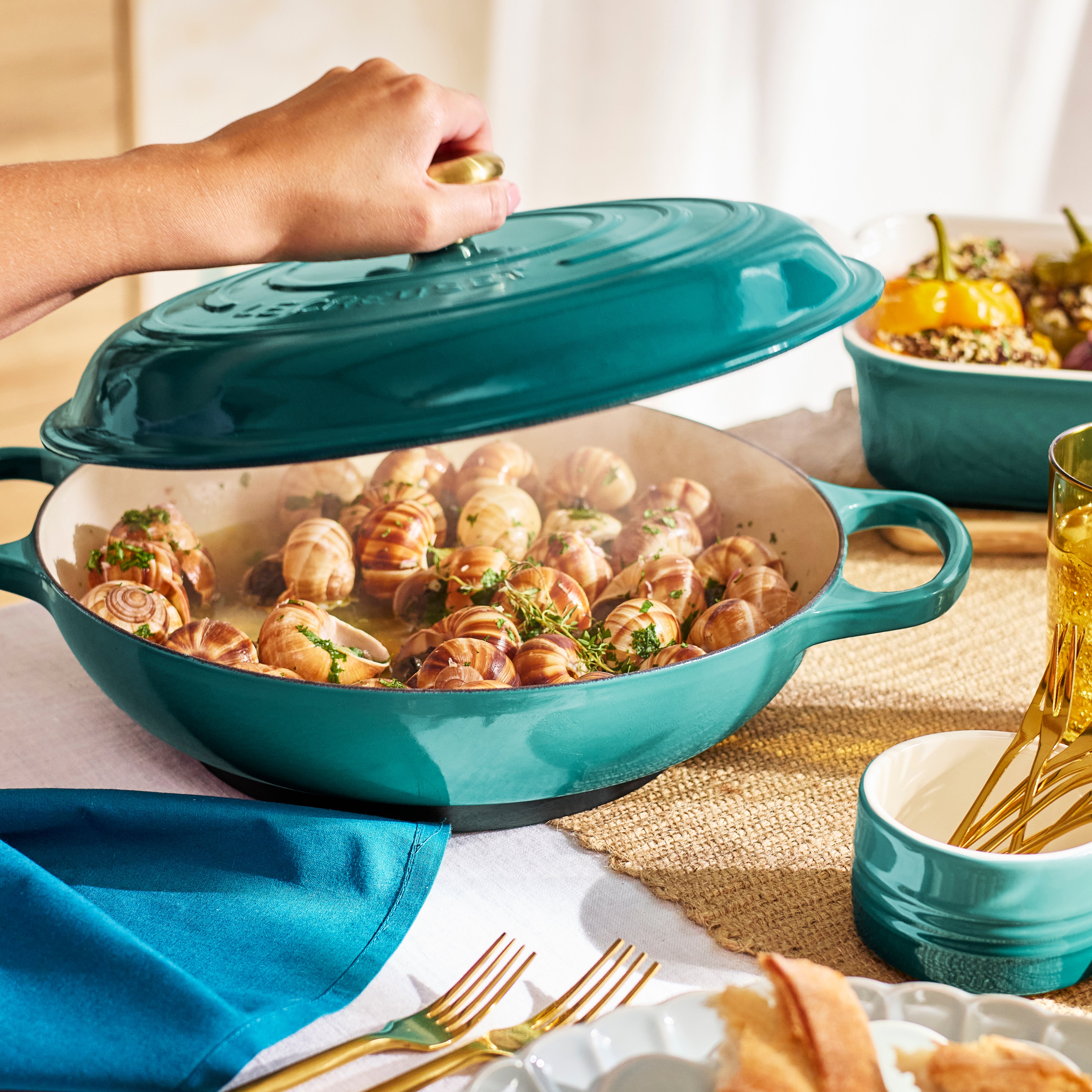 Signature Round Braiser in Riviera 5 qt.