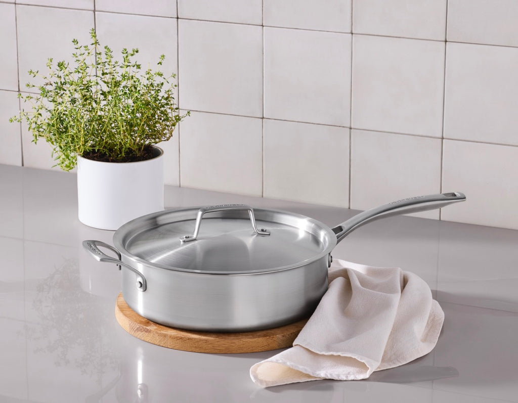 Essential Stainless Steel Sauté Pan, 4.6 qt.