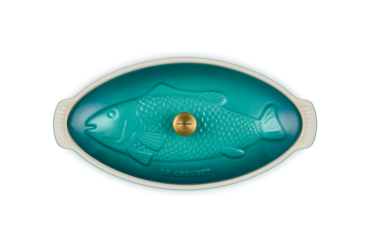 Heritage Fish Baker in Riviera 1.7 qt.