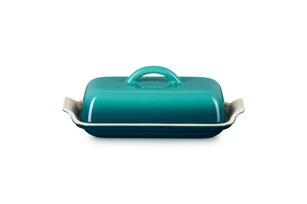 Heritage Butter Dish in Riviera
