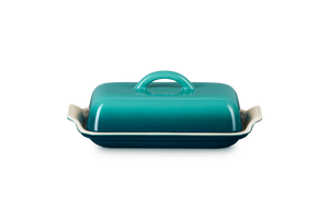 Heritage Butter Dish in Riviera