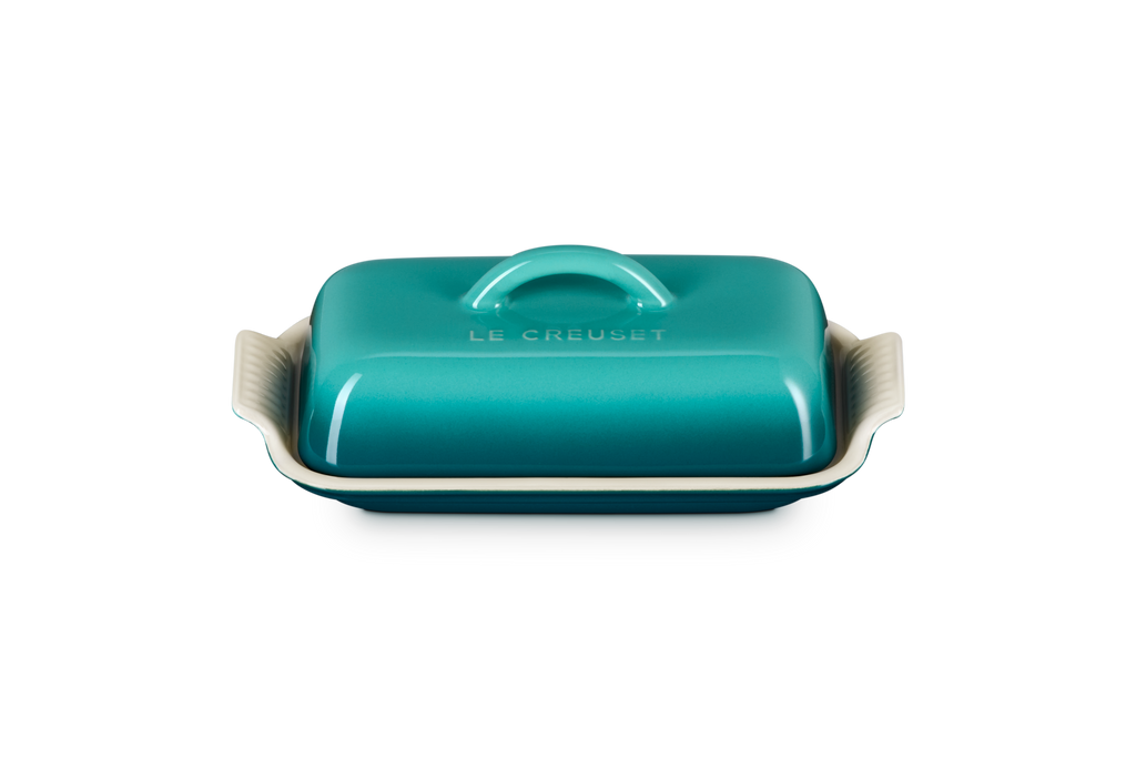 Heritage Butter Dish in Riviera