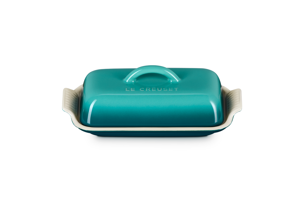 Heritage Butter Dish in Riviera