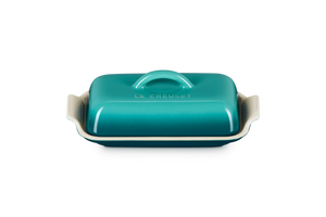 Heritage Butter Dish in Riviera