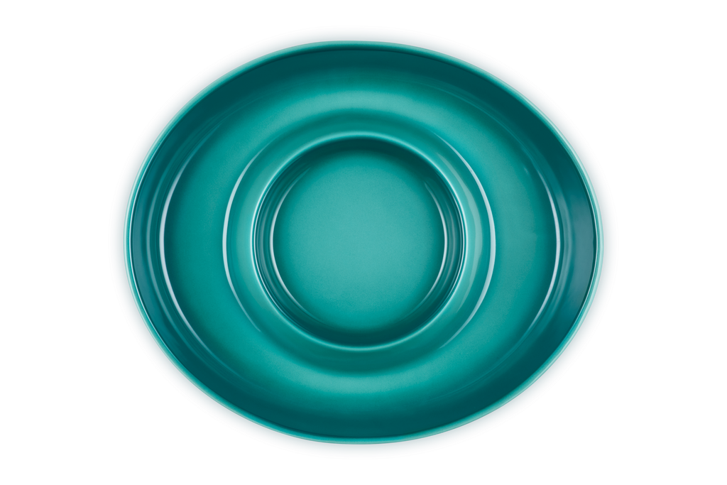 Signature Oval Chip and Dip Platter in Riviera 13"