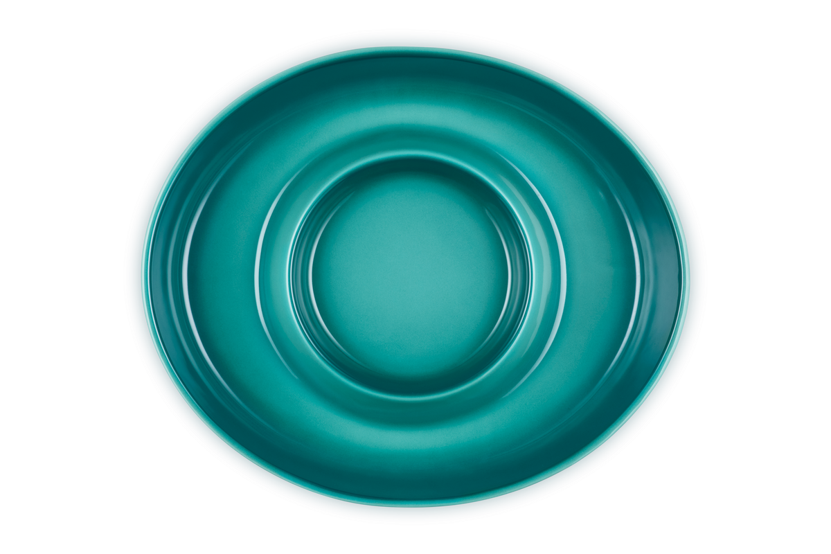 Signature Oval Chip and Dip Platter in Riviera 13"