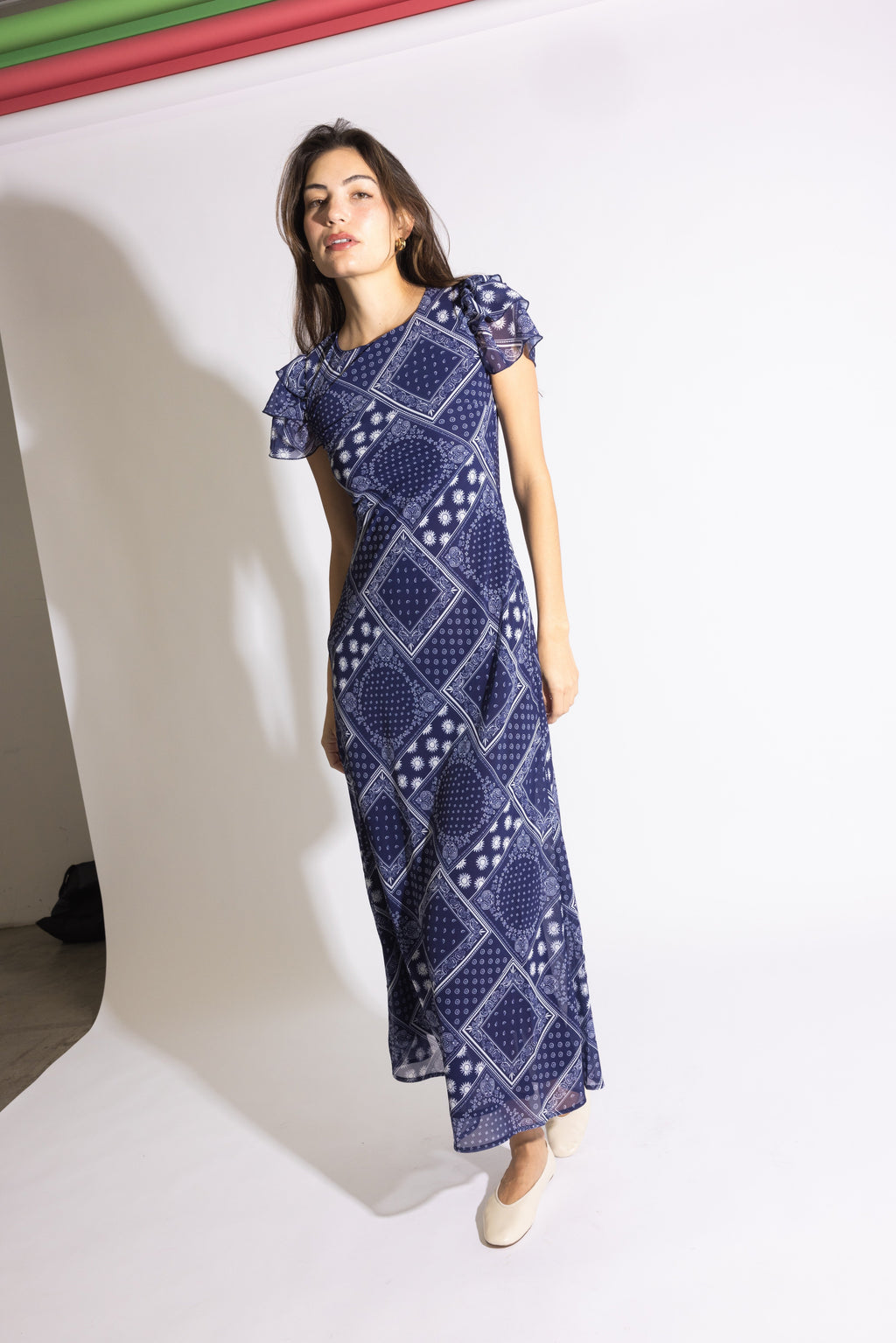 Fox Dress in Navy Bandana - Sister Swim