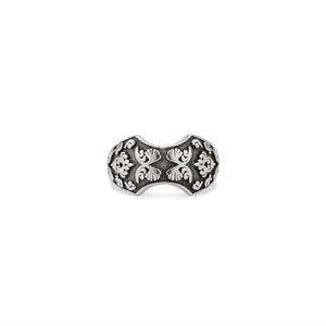 Ophelia Filigree Ring in Blackened Silver