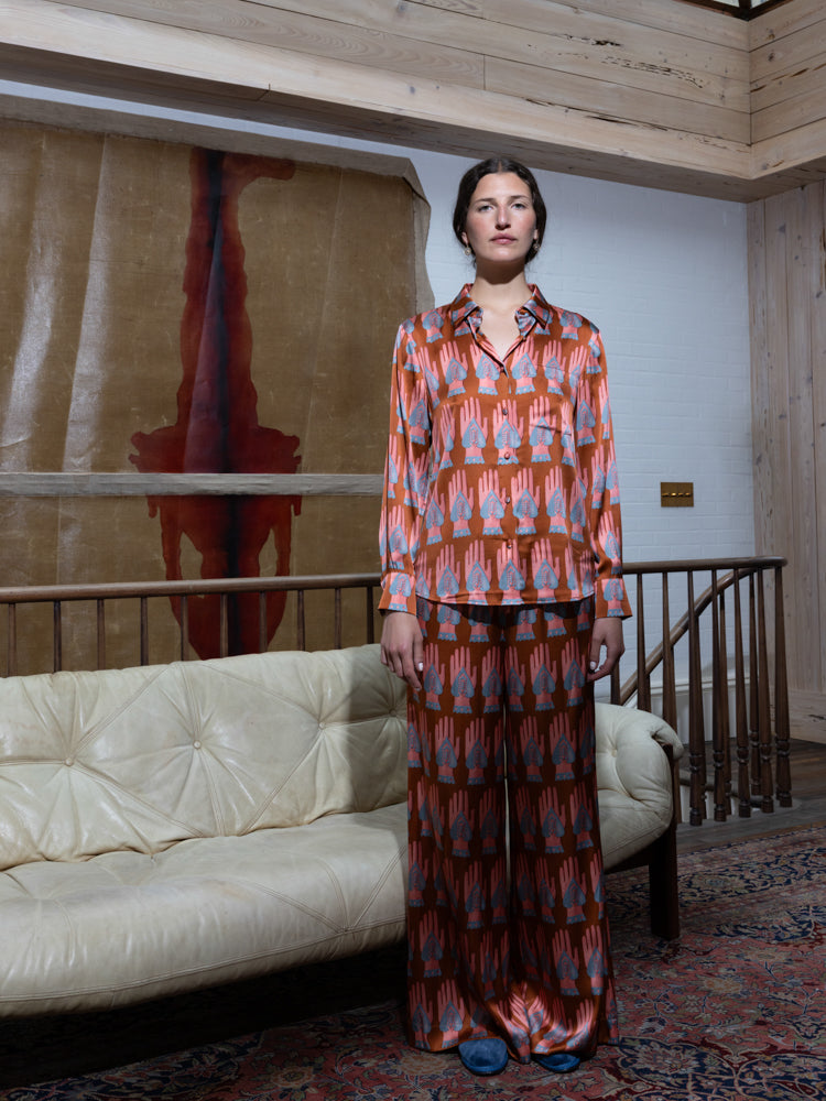Love Token Button Down RTW Lingua Franca NYC