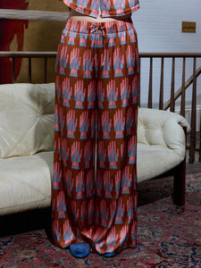 Love Token Pant RTW Lingua Franca NYC Sienna Multi XS