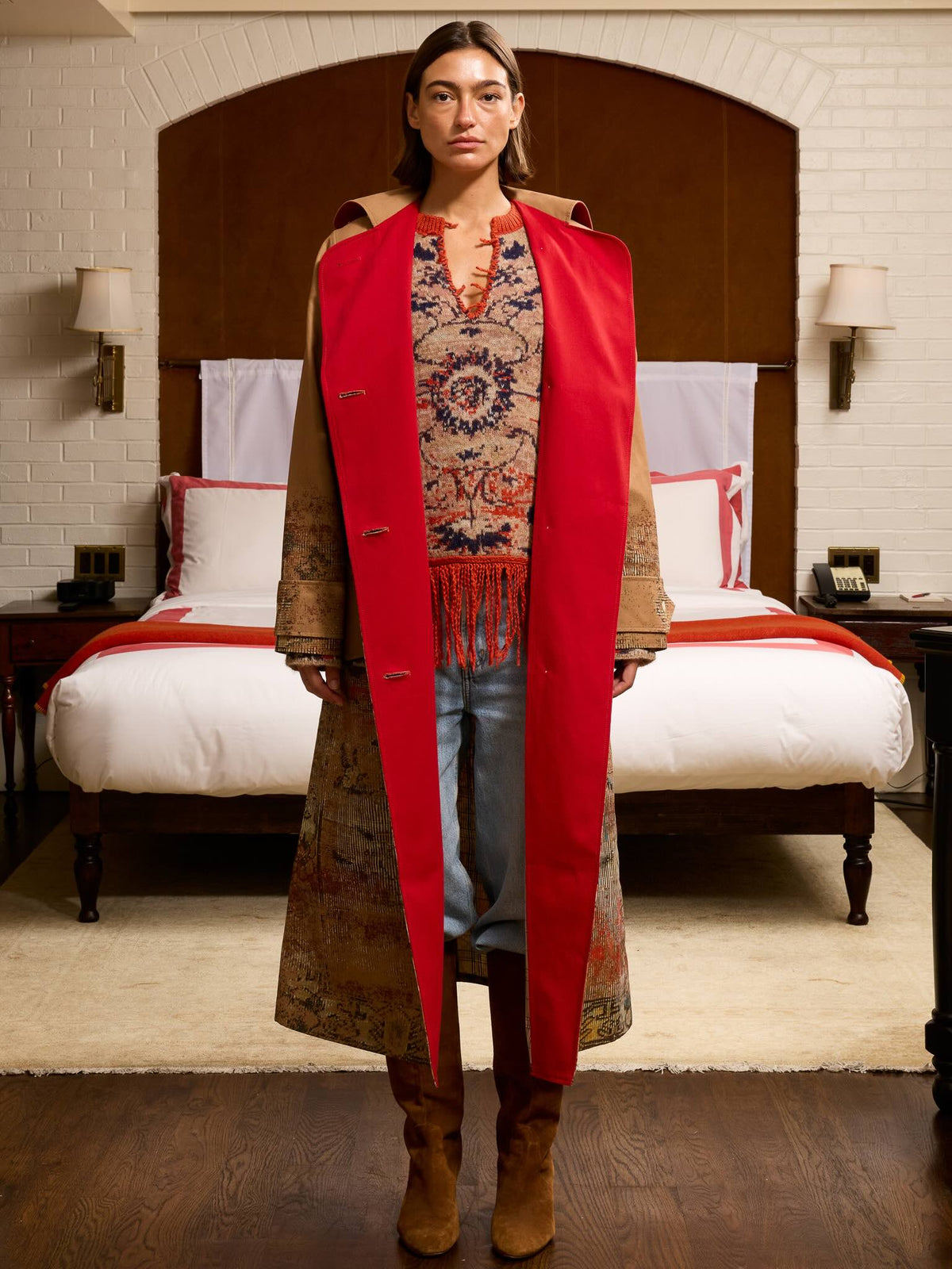 Marnie Trench Coat RTW LINGUA FRANCA NYC