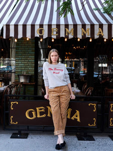 Bowery Hotel Cashmere Crewneck RTW LINGUA FRANCA NYC