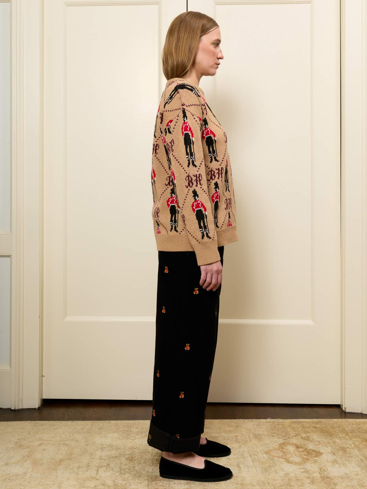 Bowery Boy Jacquard Crewneck RTW LINGUA FRANCA NYC