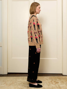 Bowery Boy Jacquard Crewneck RTW LINGUA FRANCA NYC
