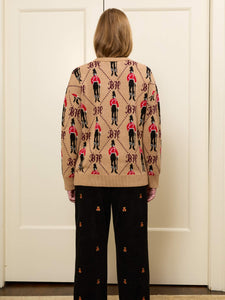 Bowery Boy Jacquard Crewneck RTW LINGUA FRANCA NYC