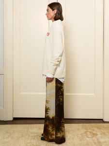 Bowery Hotel Cashmere Crewneck RTW LINGUA FRANCA NYC