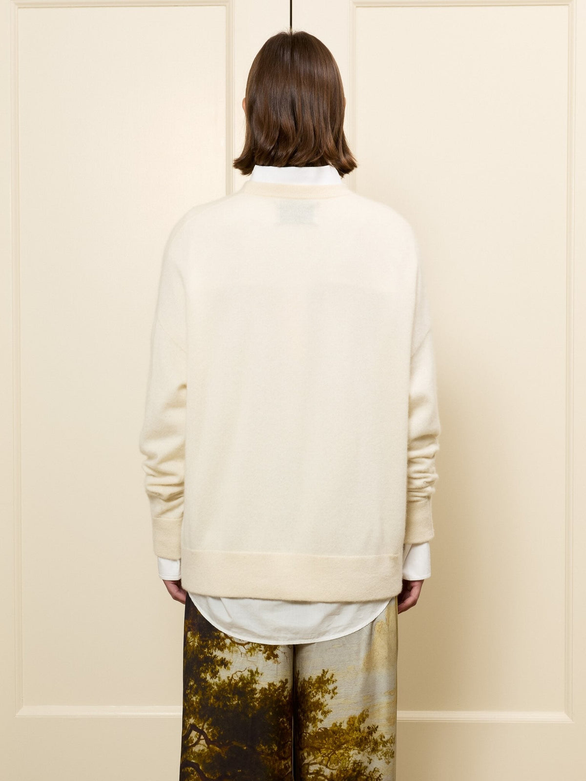 Bowery Hotel Cashmere Crewneck RTW LINGUA FRANCA NYC