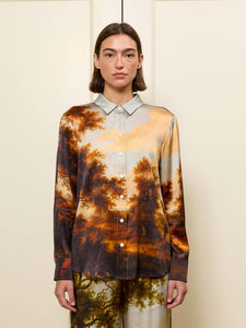 Dee Shirt RTW LINGUA FRANCA NYC Landscape XS