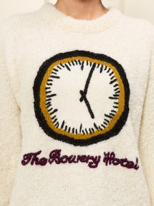 Bowery Clock Sweater RTW LINGUA FRANCA NYC