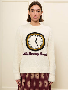 Bowery Clock Sweater RTW LINGUA FRANCA NYC
