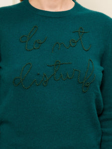 Do Not Disturb Crewneck RTW LINGUA FRANCA NYC Hunter XS
