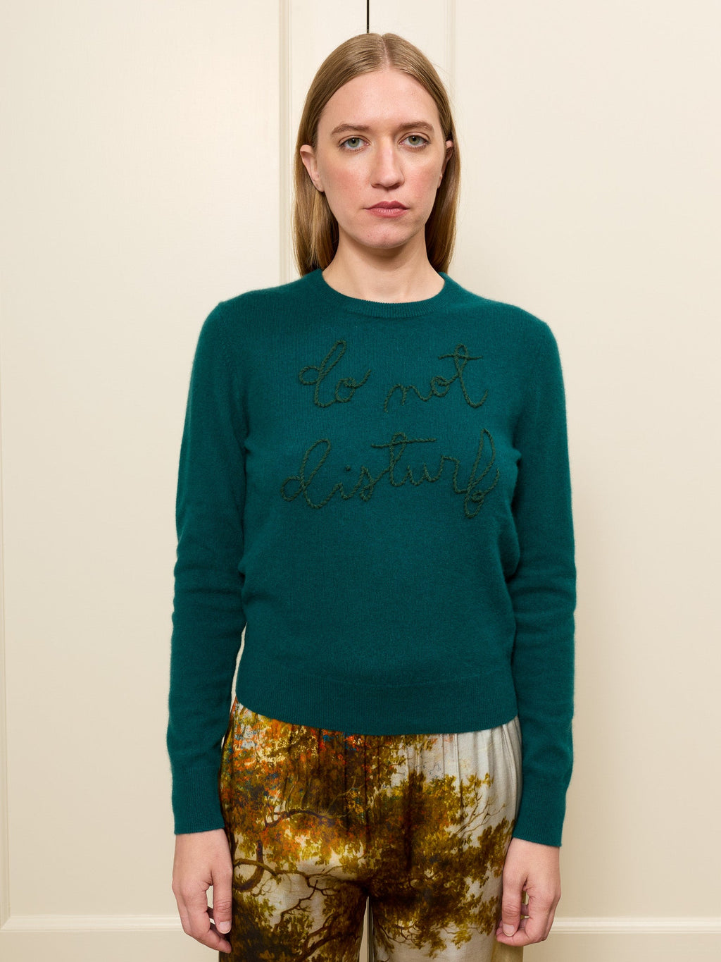 Do Not Disturb Crewneck RTW LINGUA FRANCA NYC