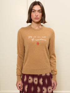 Joy is an Act of Resistance Crewneck RTW LINGUA FRANCA NYC