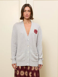 Bowery Oversized Patch Cardigan RTW LINGUA FRANCA NYC