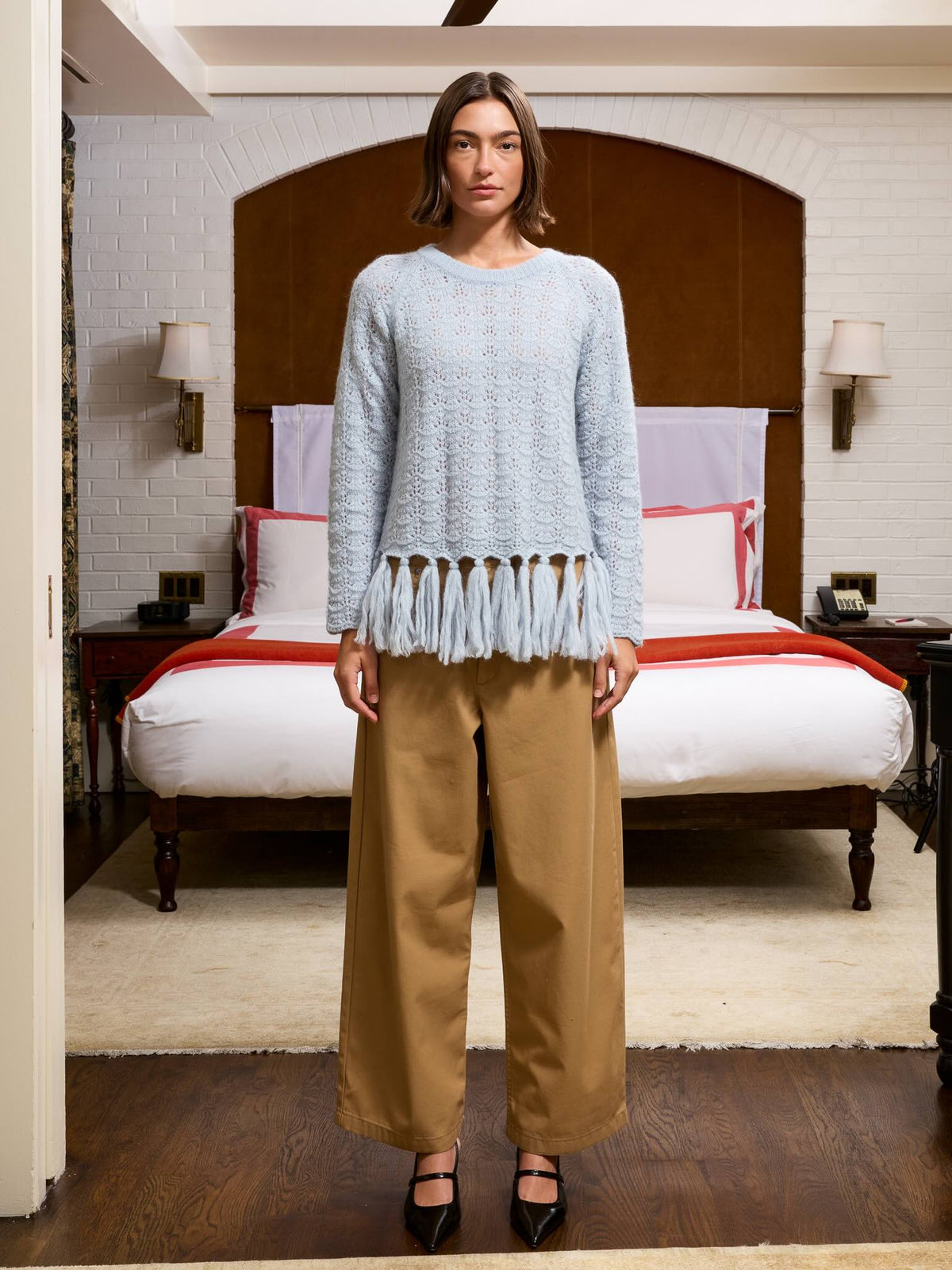 Fia Scallop Sweater RTW LINGUA FRANCA NYC