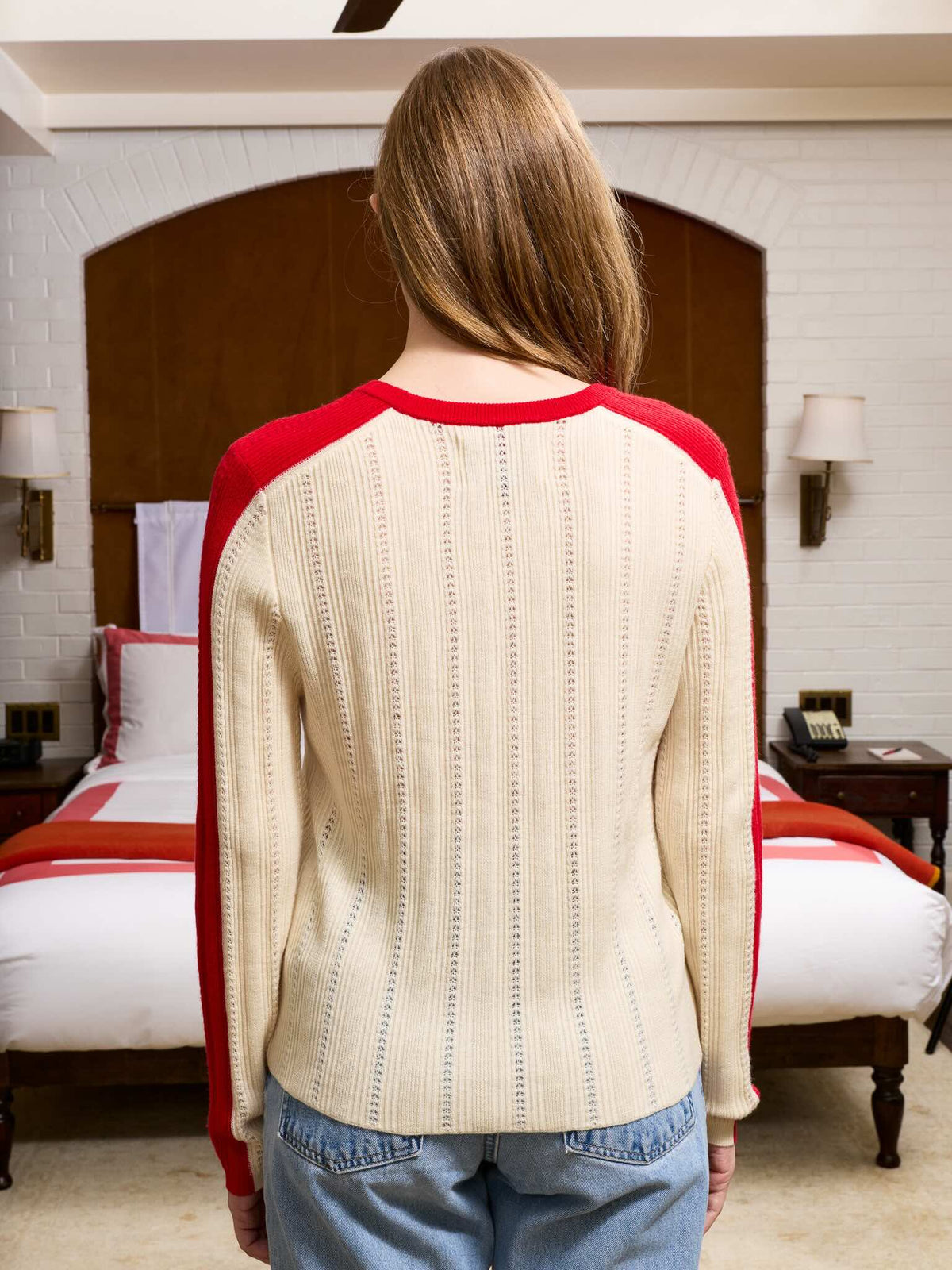 Bowery Pointelle Pullover RTW LINGUA FRANCA NYC